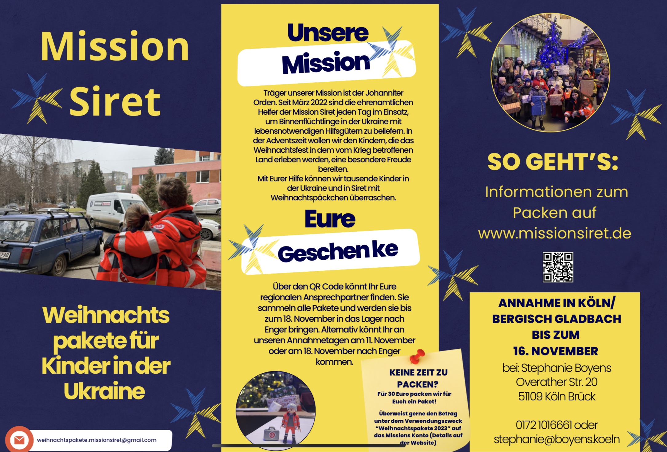 Du betrachtest gerade Weihnachtspakete für Kinder in der Ukraine