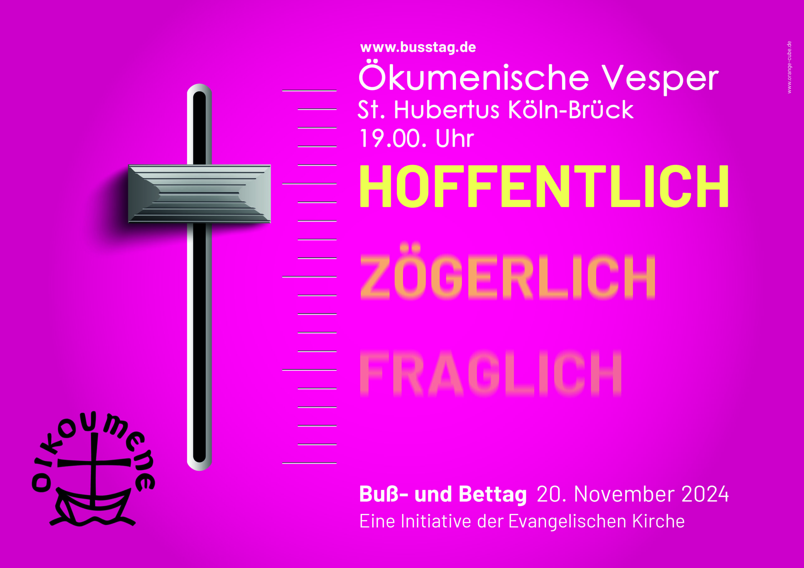 You are currently viewing Einladung | ökumenischer Gottesdienst | 20.11.24