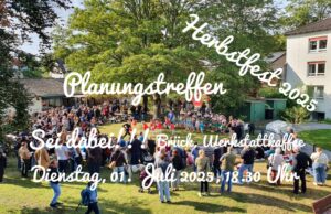 Mehr über den Artikel erfahren Einladung I Planungstreffen Herbstfest | 01.07.2025