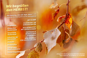 Mehr über den Artikel erfahren Einladung | Gemeindefest | 20.09.2025