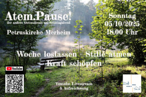 Mehr über den Artikel erfahren Einladung | Abendgottesdienst | 05.10.2025